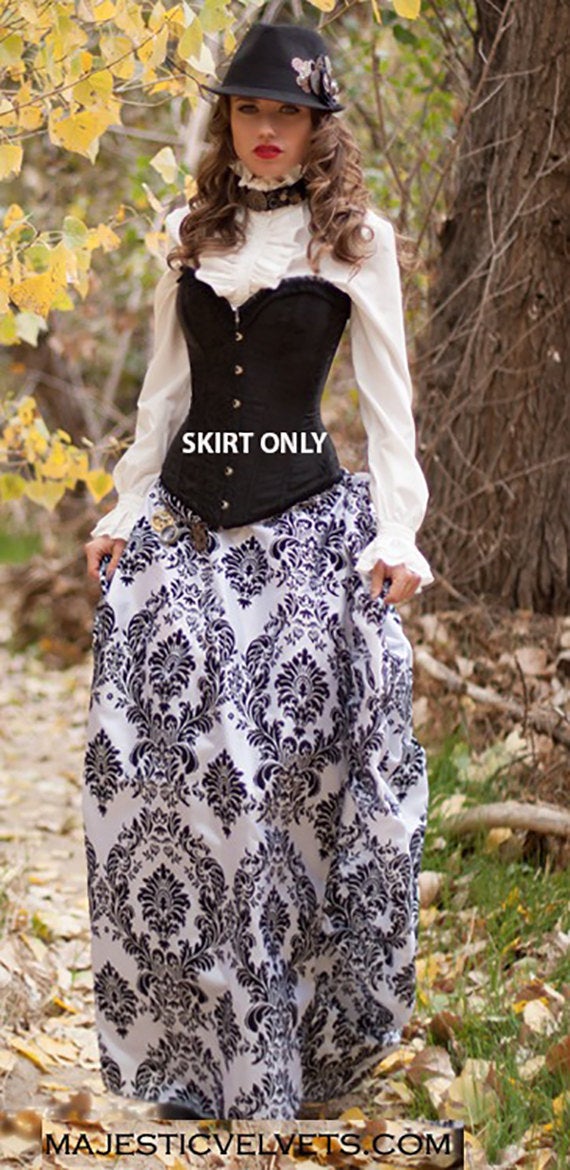 Steampunk Bustle Skirt Only 